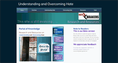 Desktop Screenshot of overcominghateportal.org